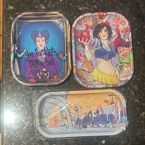 Disney Villains and Characters Rolling Trays Set